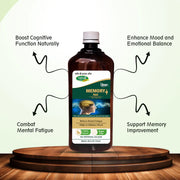 Swadeshi Ayurved Memory Plus Ras  Ayurvedic Mood & Memory Enhancer 500 ml