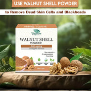 Walnut Shell Powder – Natural Ayurvedic Exfoliating Powder for Skin & Face Scrub